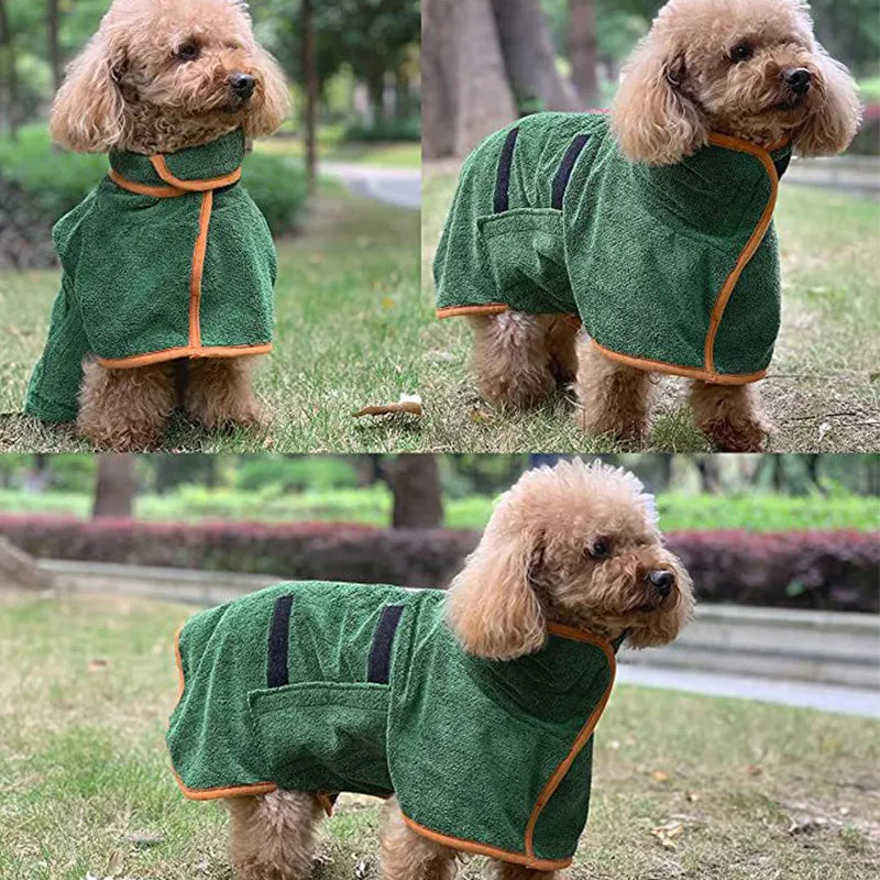 Dog bathrobe soft stretch wrap, photo 6