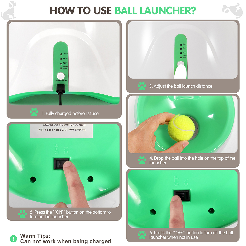 Automatic dog tennis ball launcher, photo 6