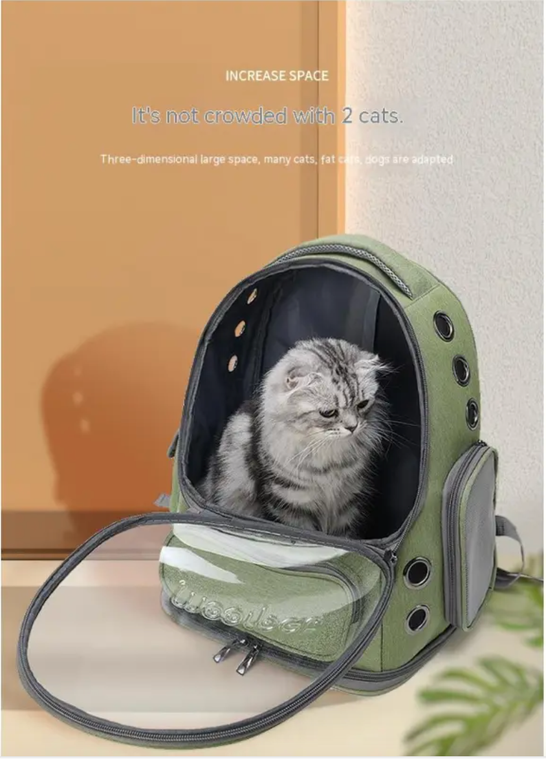 Breathable oxford cloth pet carrier backpack, photo 7