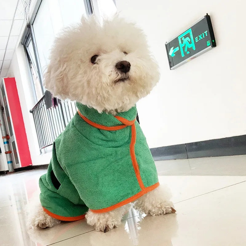 Dog bathrobe soft stretch wrap, photo 4